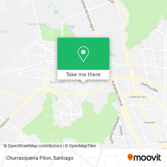 Churrasqueria Pilon map