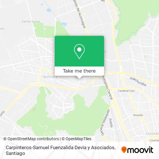 Carpinteros-Samuel Fuenzalida Devia y Asociados map