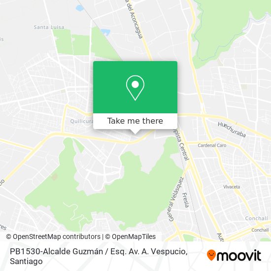 PB1530-Alcalde Guzmán / Esq. Av. A. Vespucio map