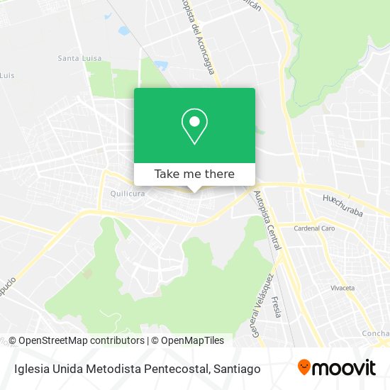 Mapa de Iglesia Unida Metodista Pentecostal