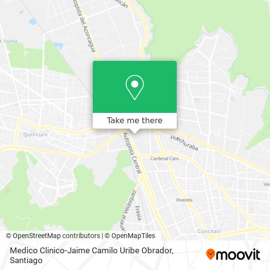 Medico Clinico-Jaime Camilo Uribe Obrador map