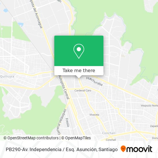 PB290-Av. Independencia / Esq. Asunción map