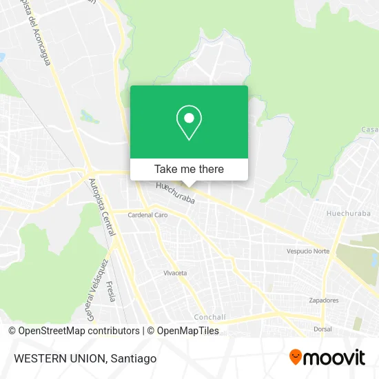 WESTERN UNION map