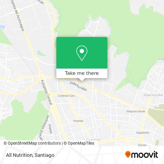 Mapa de All Nutrition