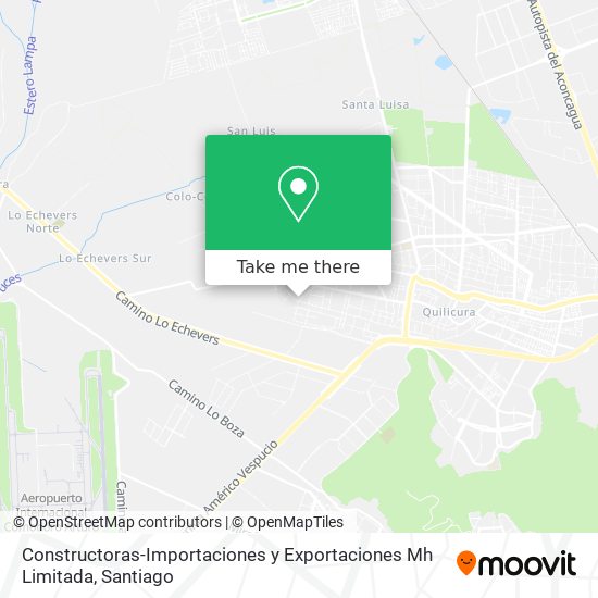 Mapa de Constructoras-Importaciones y Exportaciones Mh Limitada