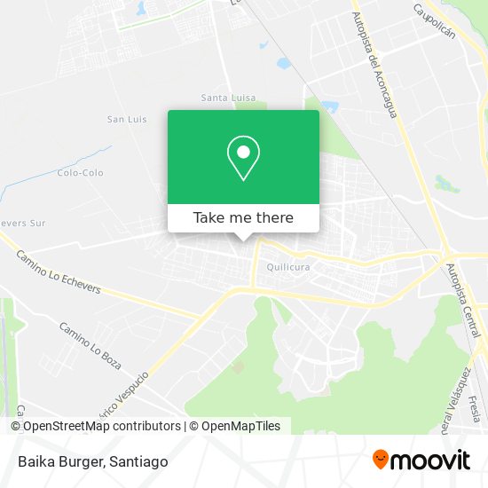 Baika Burger map