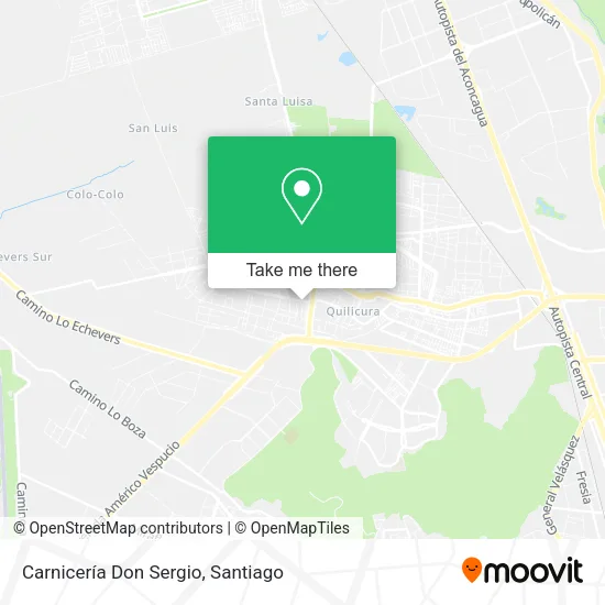 Carnicería Don Sergio map