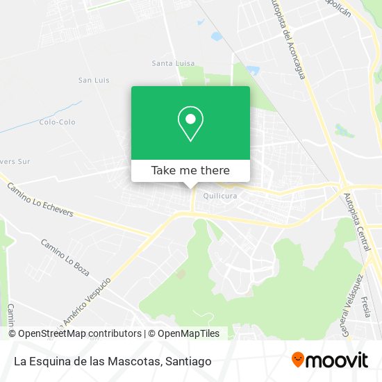 Mapa de La Esquina de las Mascotas