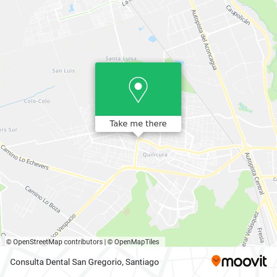 Consulta Dental San Gregorio map