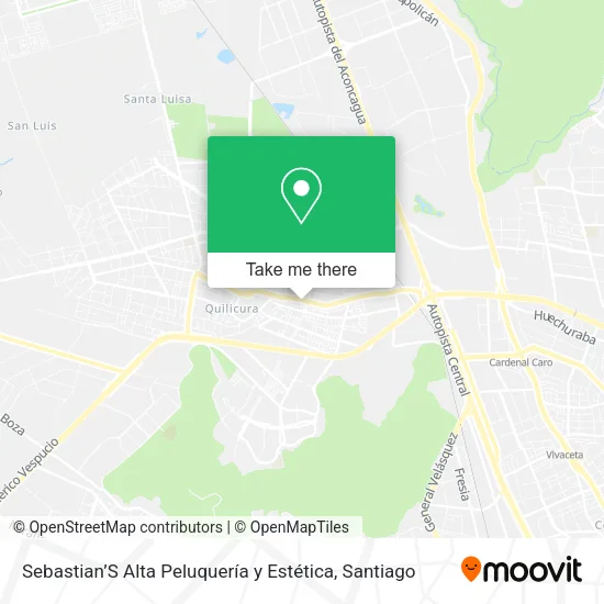 Sebastian’S Alta Peluquería y Estética map