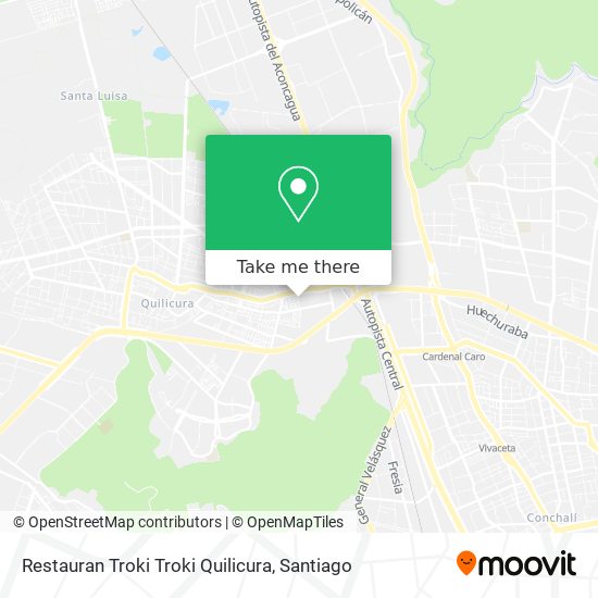 Restauran Troki Troki Quilicura map