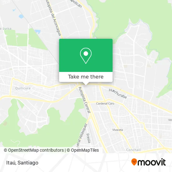 Itaú map