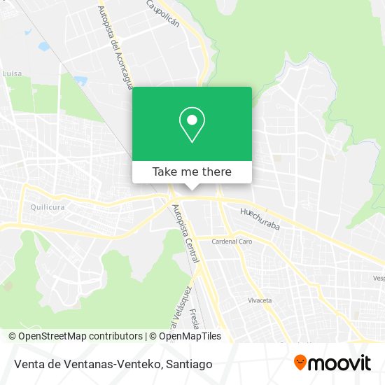 Venta de Ventanas-Venteko map