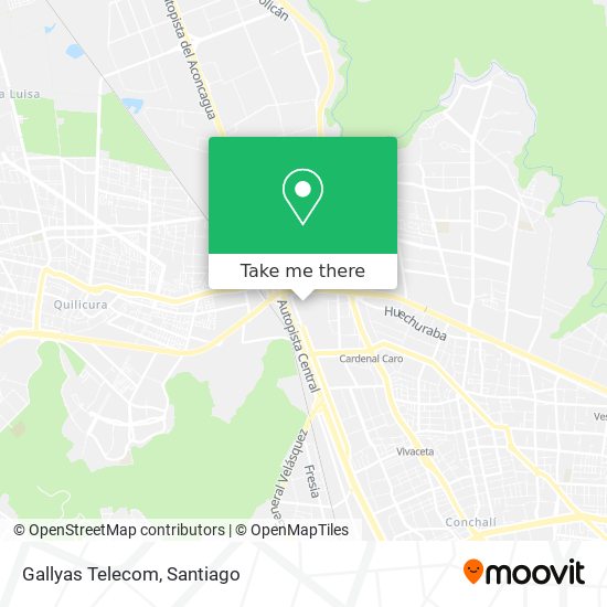 Gallyas Telecom map