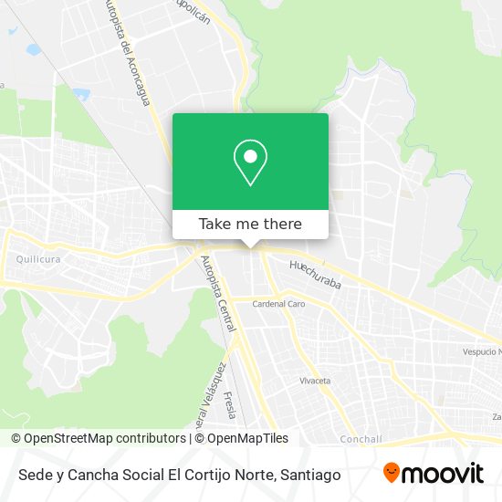Sede y Cancha Social El Cortijo Norte map
