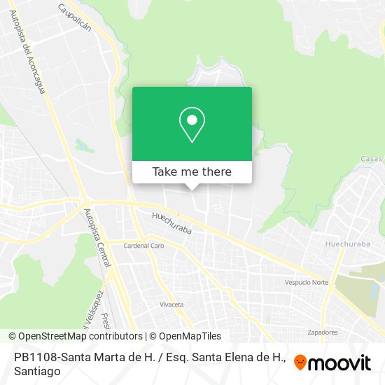 PB1108-Santa Marta de H. / Esq. Santa Elena de H. map