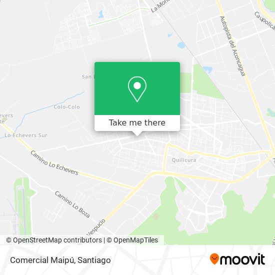 Mapa de Comercial Maipú