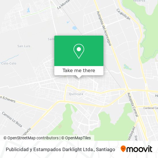 Publicidad y Estampados Darklight Ltda. map