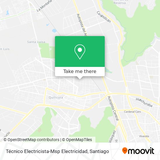 Mapa de Técnico Electricista-Msp Electricidad