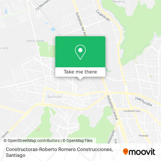 Constructoras-Roberto Romero Construcciones map
