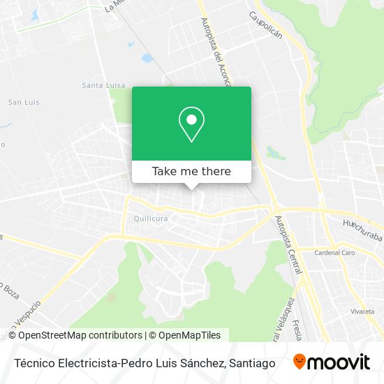 Mapa de Técnico Electricista-Pedro Luis Sánchez