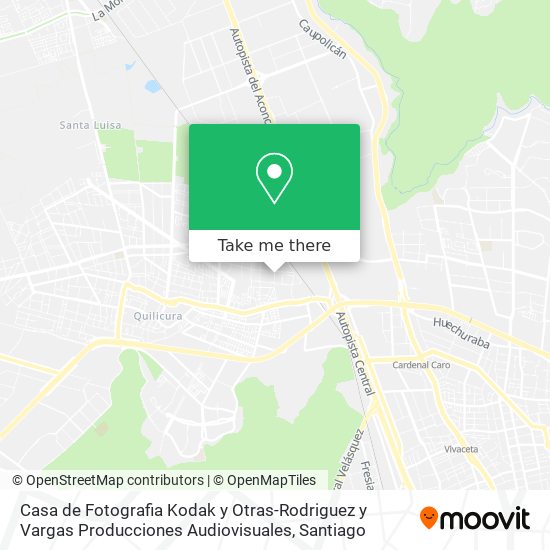 Mapa de Casa de Fotografia Kodak y Otras-Rodriguez y Vargas Producciones Audiovisuales