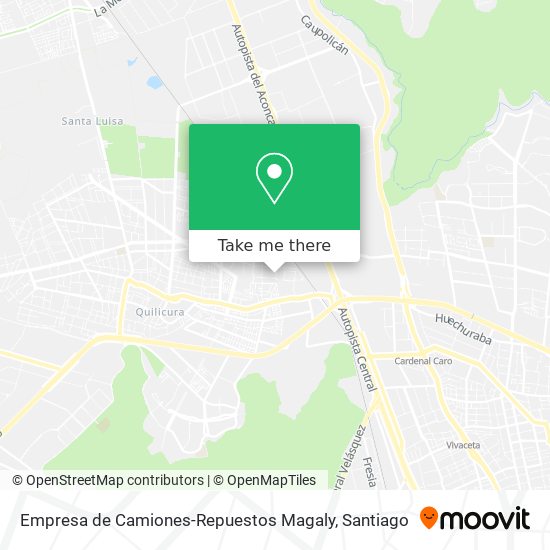 Mapa de Empresa de Camiones-Repuestos Magaly