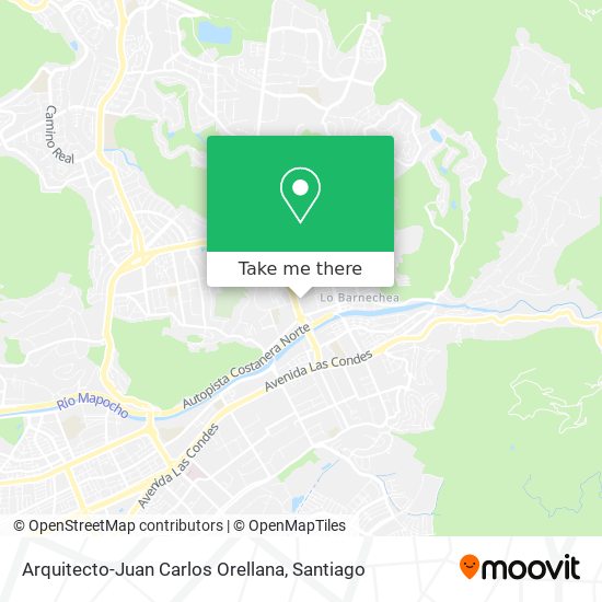 Mapa de Arquitecto-Juan Carlos Orellana