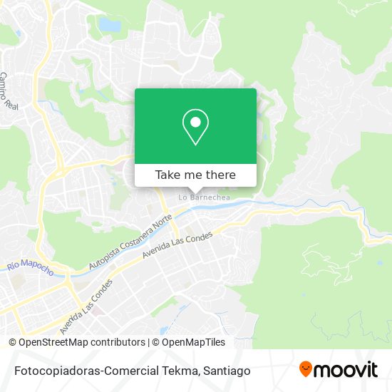 Mapa de Fotocopiadoras-Comercial Tekma