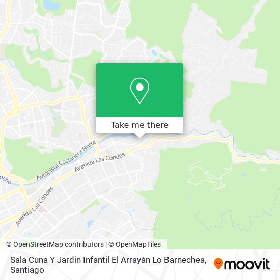 Sala Cuna Y Jardin Infantil El Arrayán Lo Barnechea map