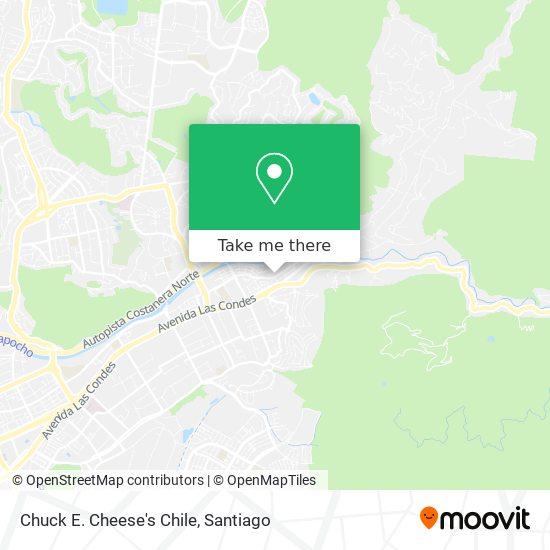 Mapa de Chuck E. Cheese's Chile