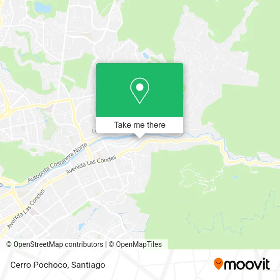 Cerro Pochoco map