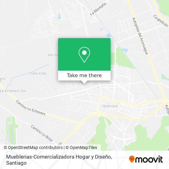 Mapa de Mueblerias-Comercializadora Hogar y Diseño
