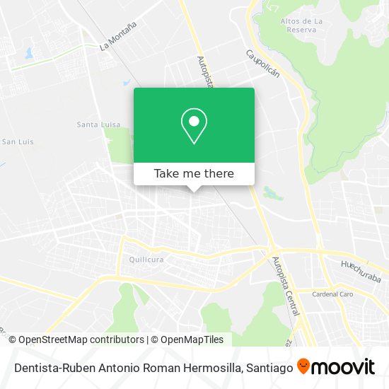 Mapa de Dentista-Ruben Antonio Roman Hermosilla