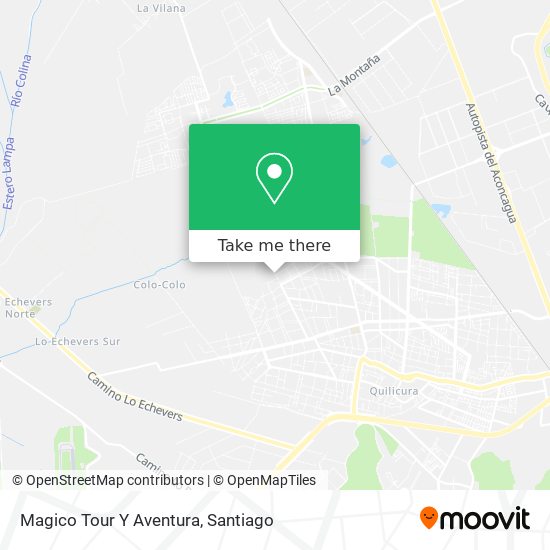 Magico Tour Y Aventura map