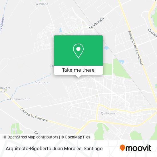 Arquitecto-Rigoberto Juan Morales map