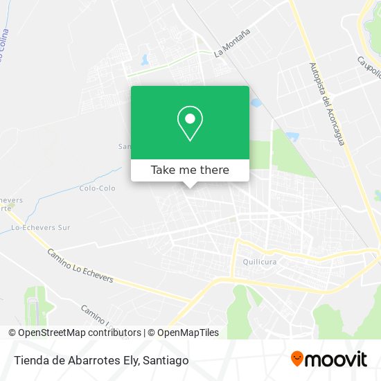 Mapa de Tienda de Abarrotes Ely