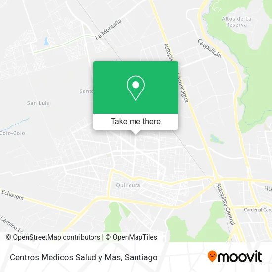 Centros Medicos Salud y Mas map