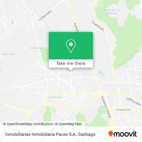 Inmobiliarias-Inmobiliaria Paces S.A. map