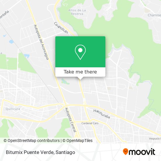 Bitumix Puente Verde map