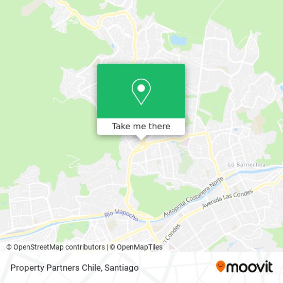 Property Partners Chile map