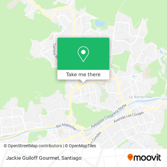 Jackie Guiloff Gourmet map