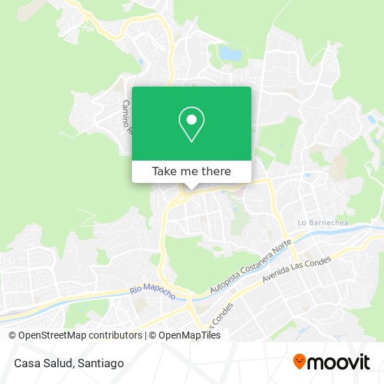 Mapa de Casa Salud