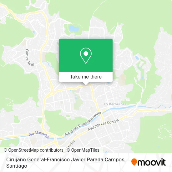 Cirujano General-Francisco Javier Parada Campos map
