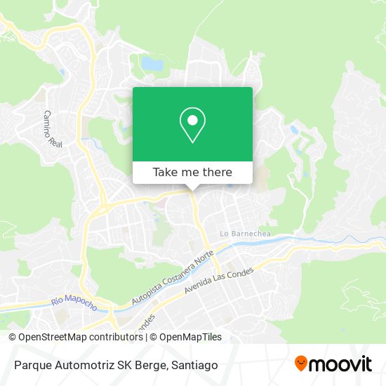 Mapa de Parque Automotriz SK Berge