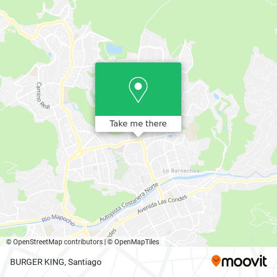 BURGER KING map