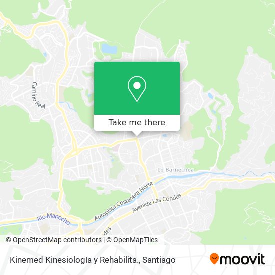 Kinemed Kinesiología y Rehabilita. map