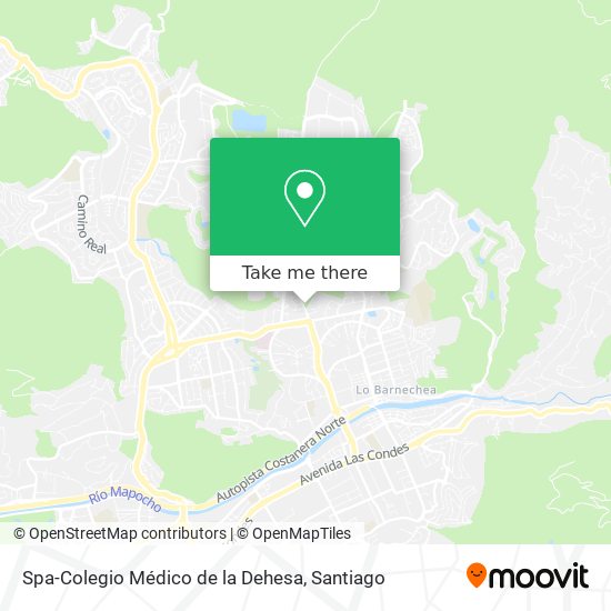 Spa-Colegio Médico de la Dehesa map