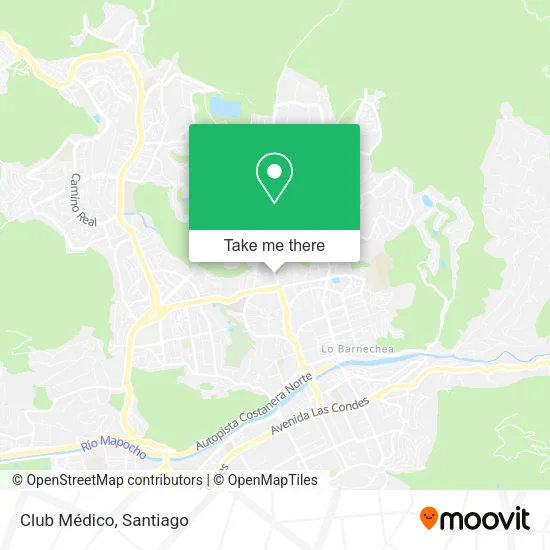 Club Médico map