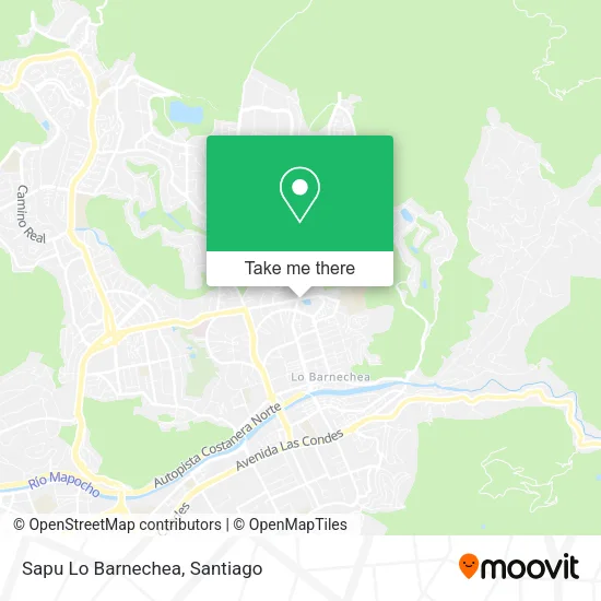 Sapu Lo Barnechea map